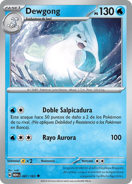 Dewgong – Reverse Holo