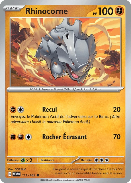 Rhinocorne – Reverse Holo