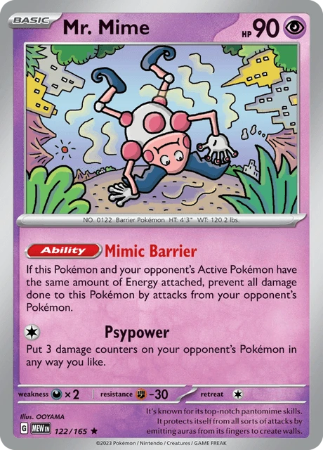 Mr. Mime – Reverse Holo