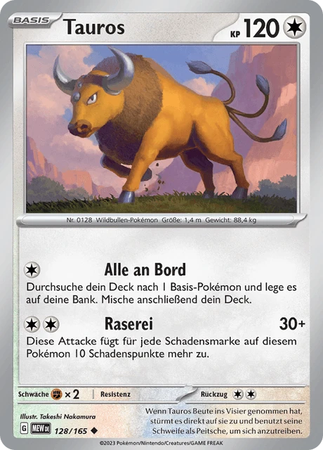 Tauros – Reverse Holo