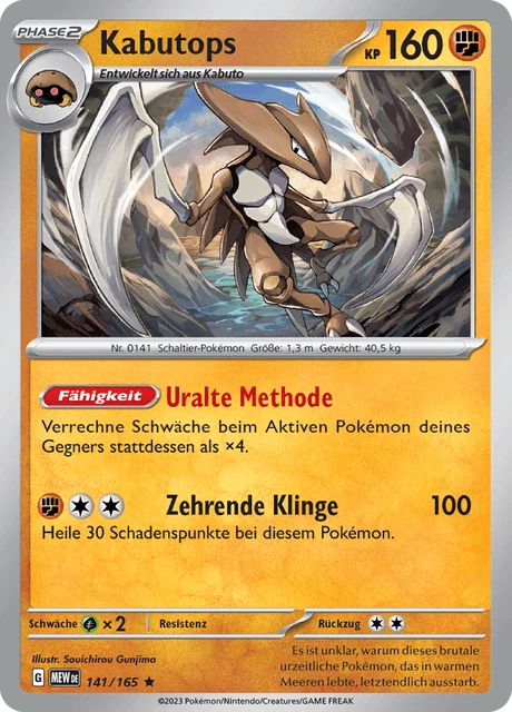 Kabutops – Reverse Holo