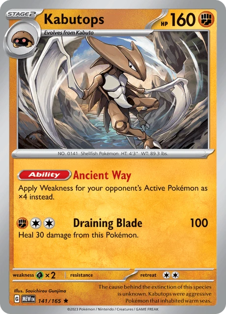 Kabutops – Reverse Holo