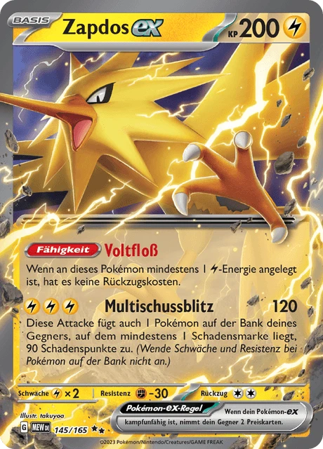 Zapdos-ex – Holo