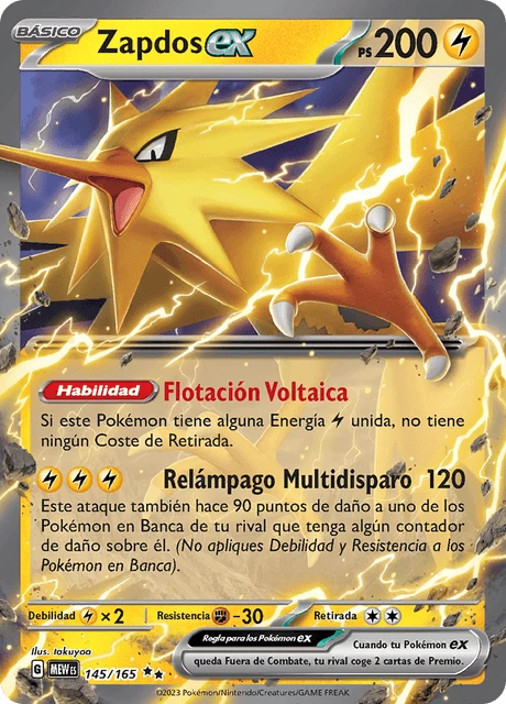 Zapdos ex – Holo