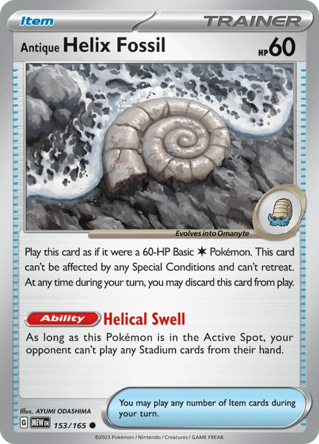 Antique Helix Fossil – Normal