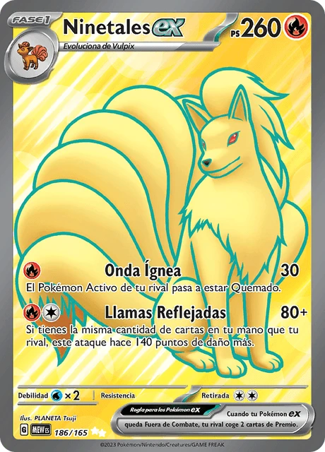 Ninetales ex – Holo