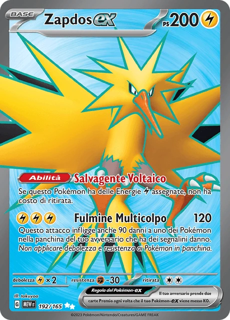 Zapdos-ex – Holo