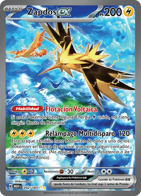 Zapdos ex – Holo