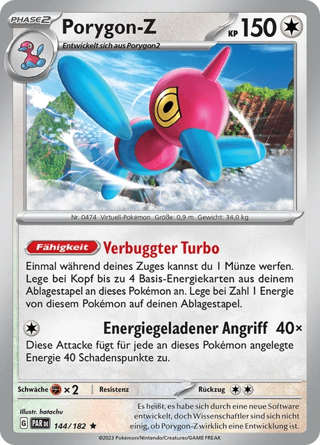 Porygon-Z – Reverse Holo