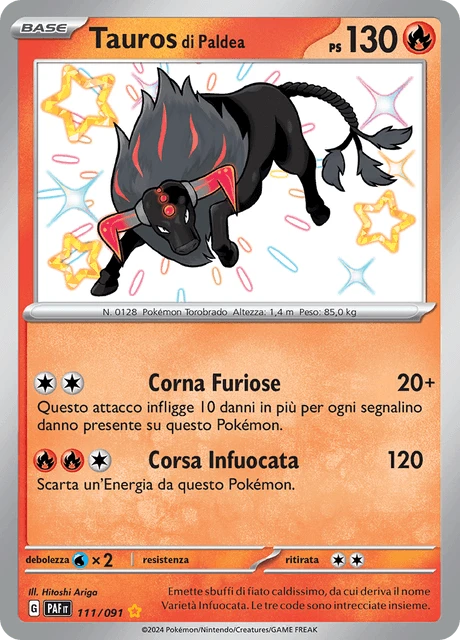 Tauros di Paldea – Holo