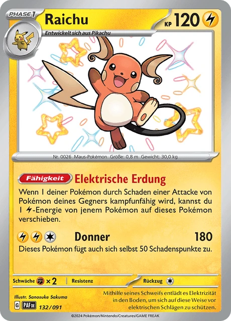 Raichu – Holo