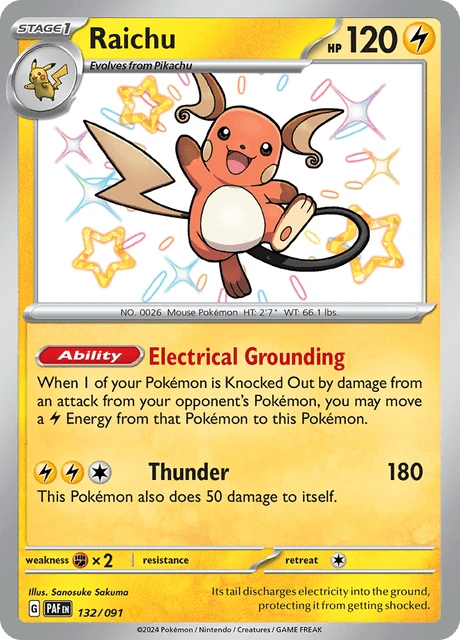 Raichu – Holo