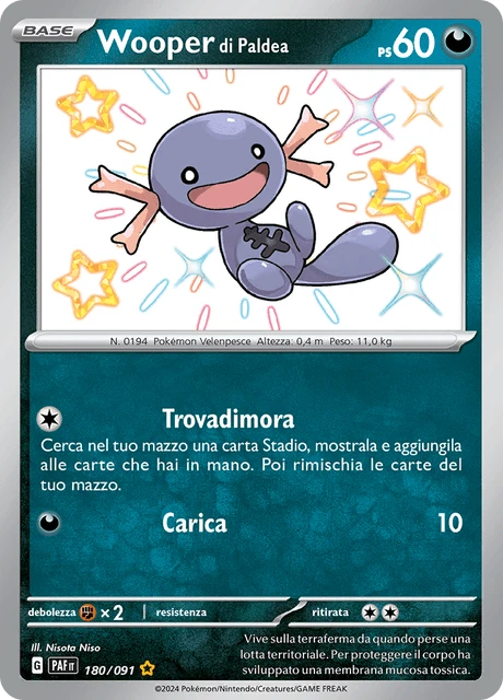 Wooper di Paldea – Holo