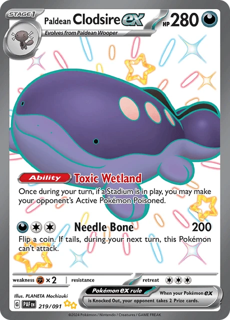 Paldean Clodsire ex – Holo