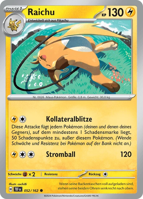 Raichu – Reverse Holo