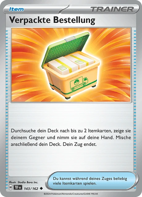 Verpackte Bestellung – Reverse Holo