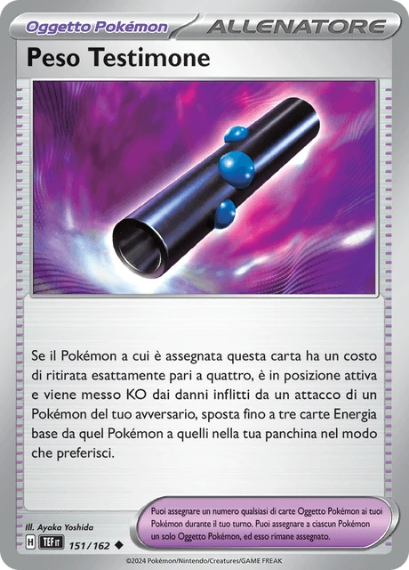 Peso Testimone – Reverse Holo