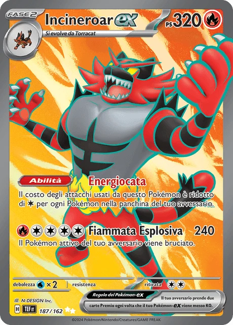 Incineroar-ex – Holo