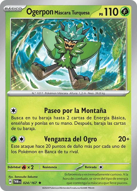 Ogerpon Máscara Turquesa