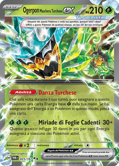 Ogerpon Maschera Turchese-ex