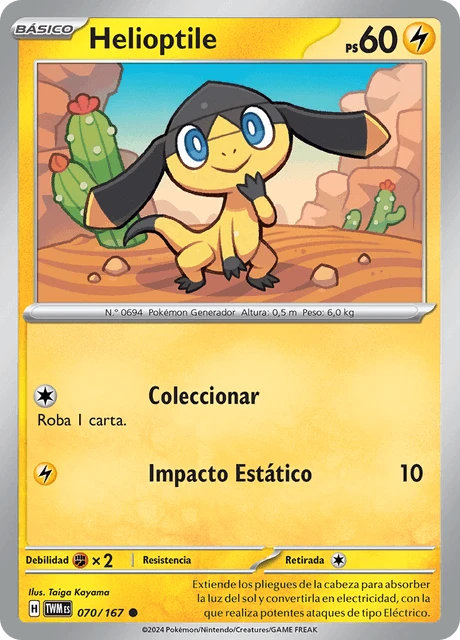 Helioptile – Reverse Holo