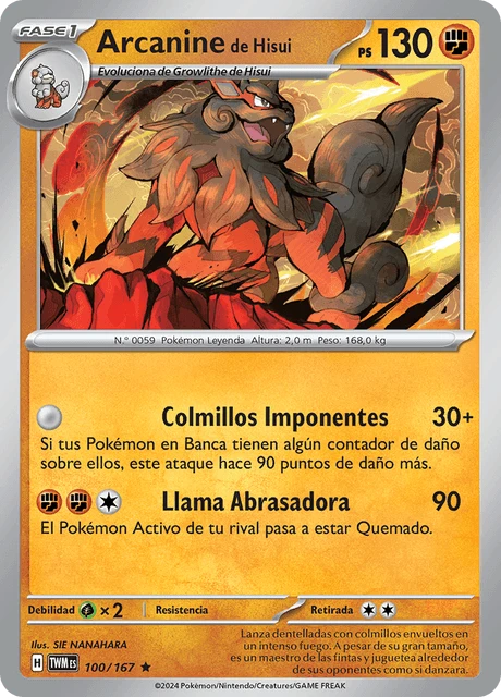 Arcanine de Hisui – Holo