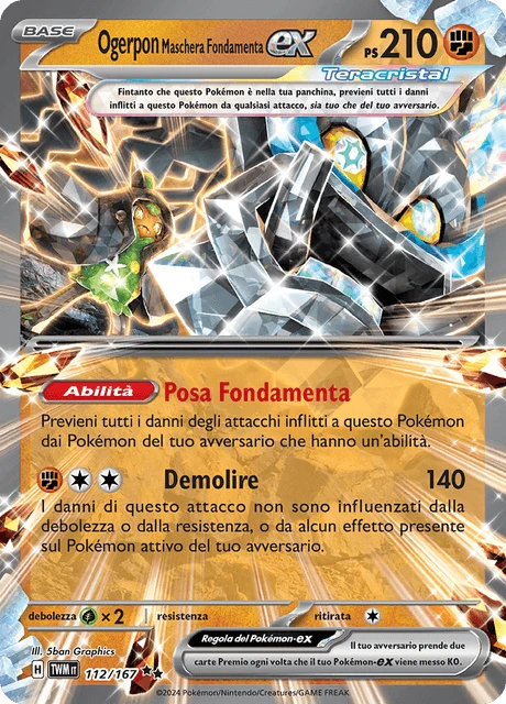 Ogerpon Maschera Fondamenta-ex – Holo
