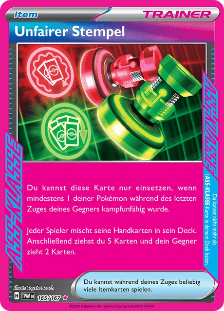 Unfairer Stempel – Holo