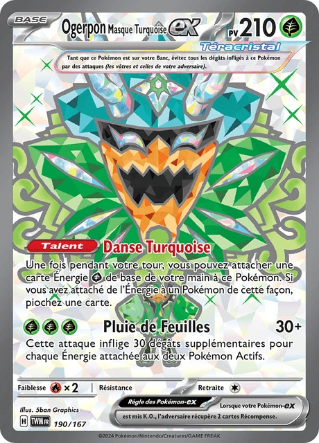 Ogerpon Masque Turquoise-ex – Holo