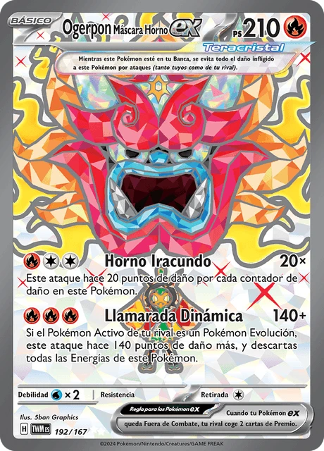 Ogerpon Máscara Horno ex – Holo