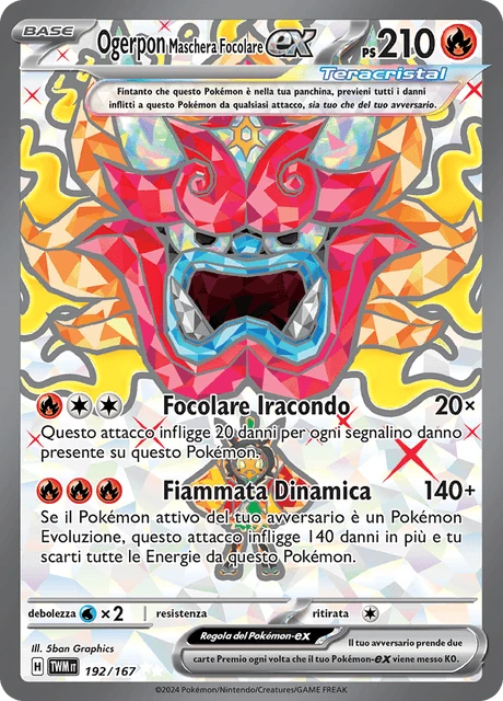 Ogerpon Maschera Focolare-ex – Holo