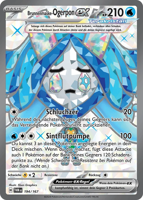Brunnenmaske-Ogerpon-ex – Holo
