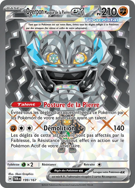 Ogerpon Masque de la Pierre-ex – Holo