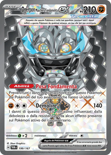 Ogerpon Maschera Fondamenta-ex – Holo