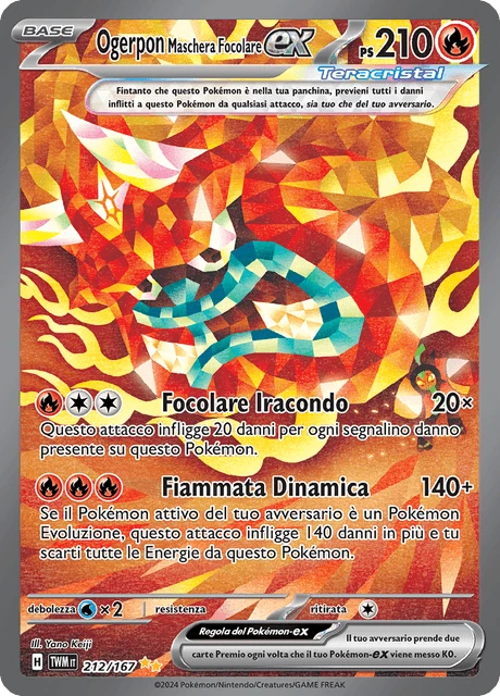 Ogerpon Maschera Focolare-ex – Holo