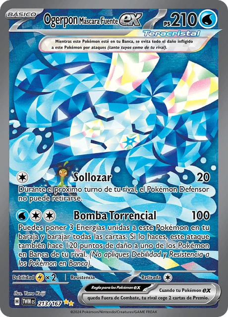 Ogerpon Máscara Fuente ex – Holo