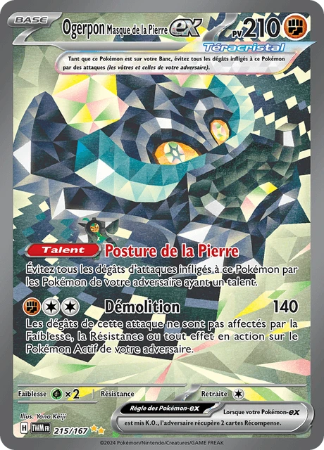 Ogerpon Masque de la Pierre-ex – Holo