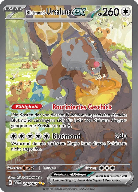 Blutmond-Ursaluna-ex – Holo