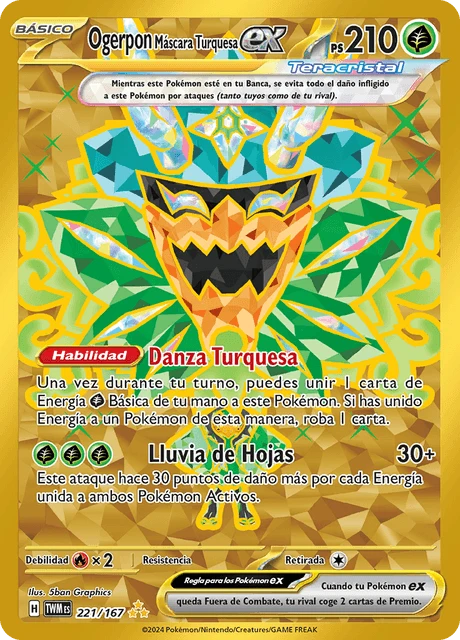 Ogerpon Máscara Turquesa ex – Holo
