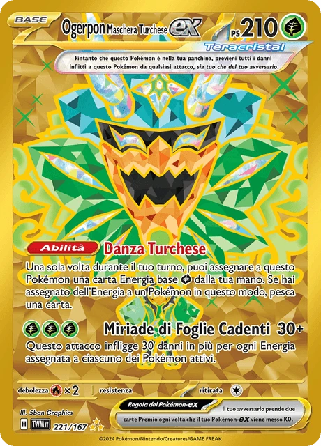 Ogerpon Maschera Turchese-ex – Holo