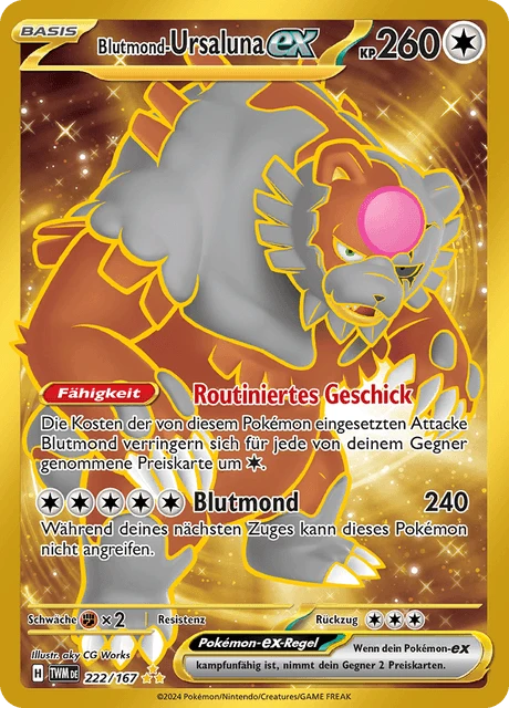 Blutmond-Ursaluna-ex – Holo