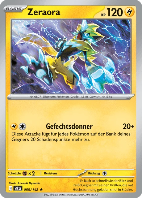 Zeraora – Reverse Holo