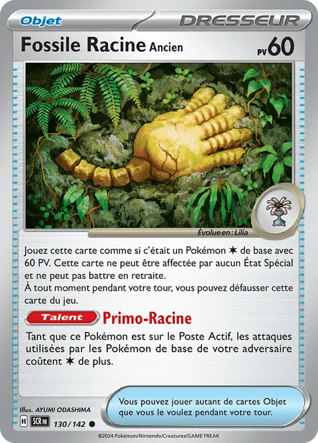 Fossile Racine Ancien – Reverse Holo