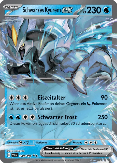 Schwarzes Kyurem-ex – Holo