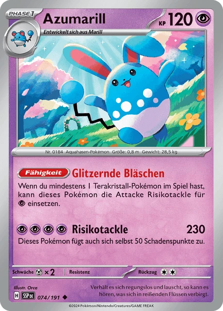 Azumarill – Reverse Holo