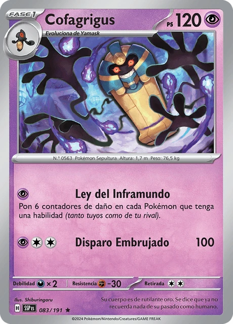 Cofagrigus – Reverse Holo