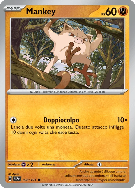 Mankey – Reverse Holo