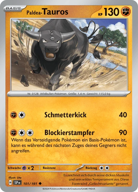 Paldea-Tauros – Reverse Holo