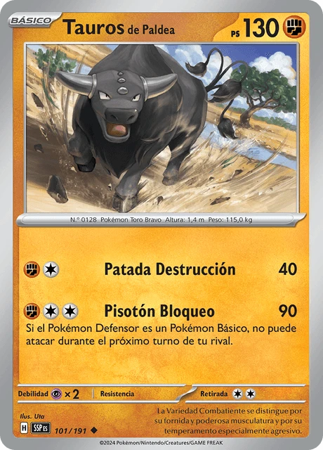 Tauros de Paldea – Normal