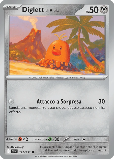 Diglett di Alola – Reverse Holo